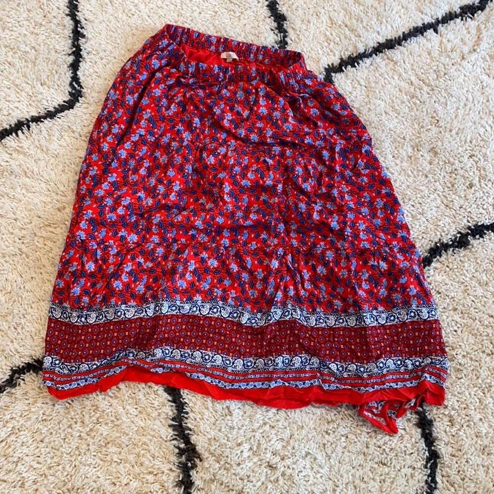 Loft midi skirt